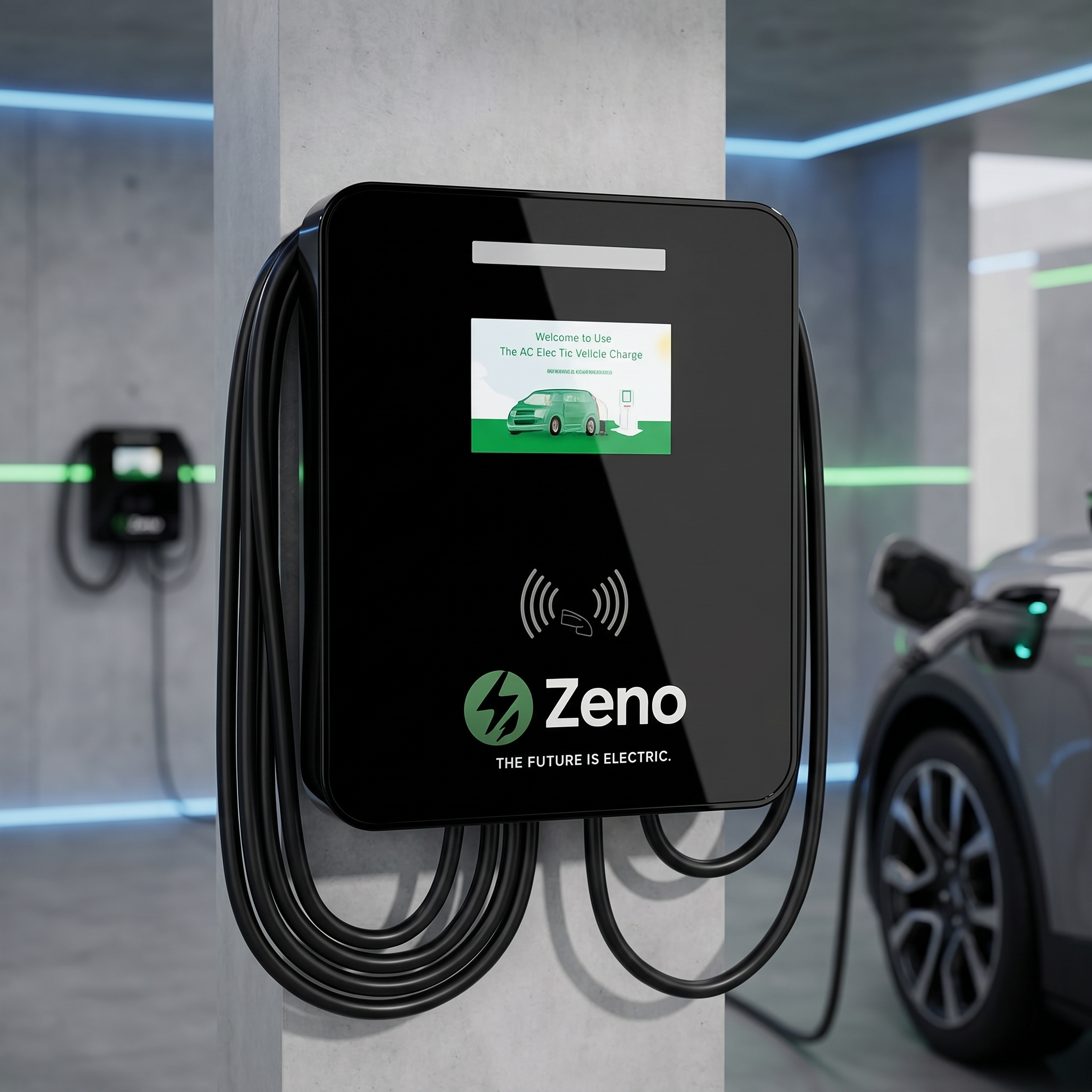 עמדת טעינה AC 22kW לרכב חשמלי — Zeno Energy